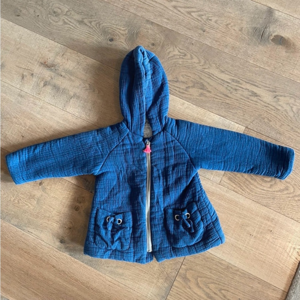 Zara BabyGirl Blue Outerwear Jacket size 18-24 months